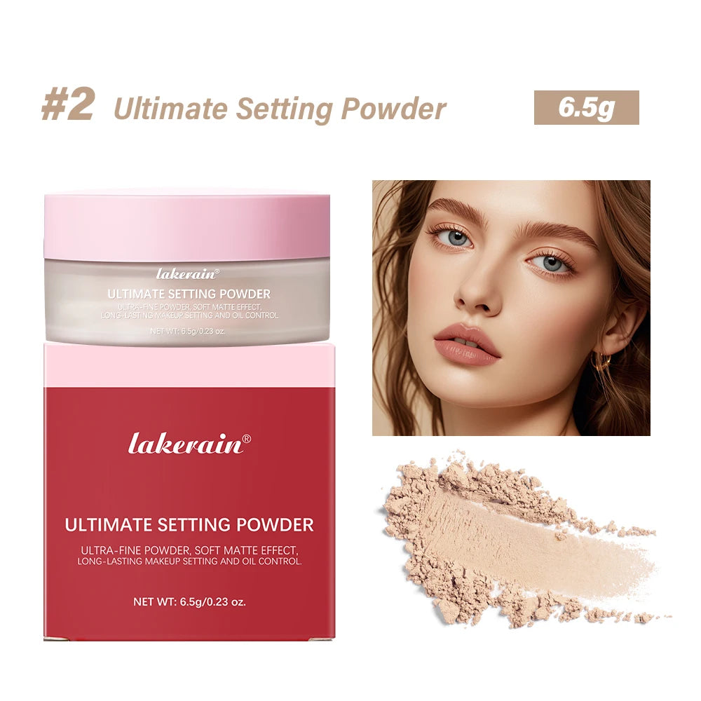 Matte Finish Oil-Control Setting Powder for Flawless Makeup - 18
