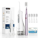 Professional Electric Water Flosser and Toothbrush Dental Care Set