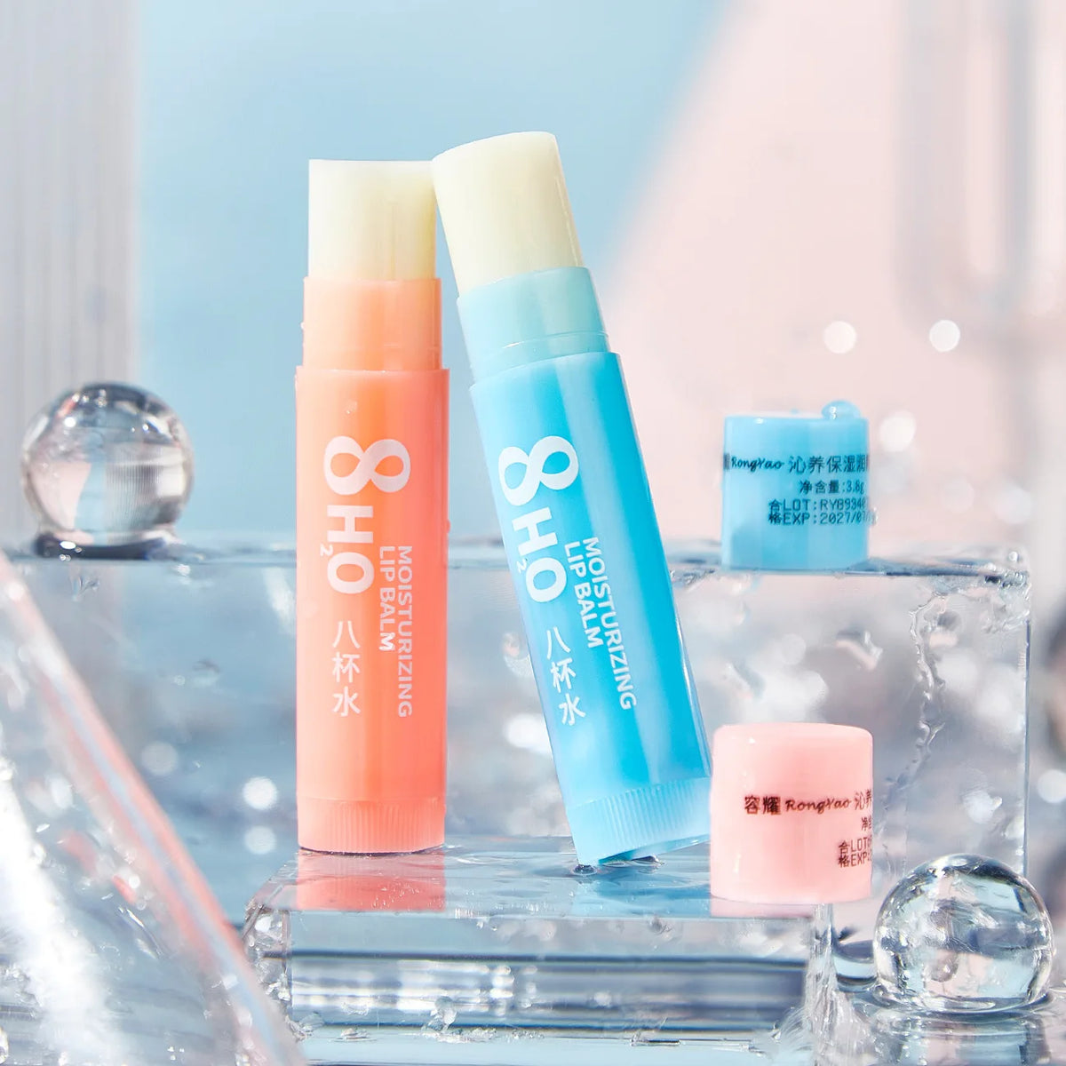 Hydrating Lip Balm Set for Dry and Chapped Lips