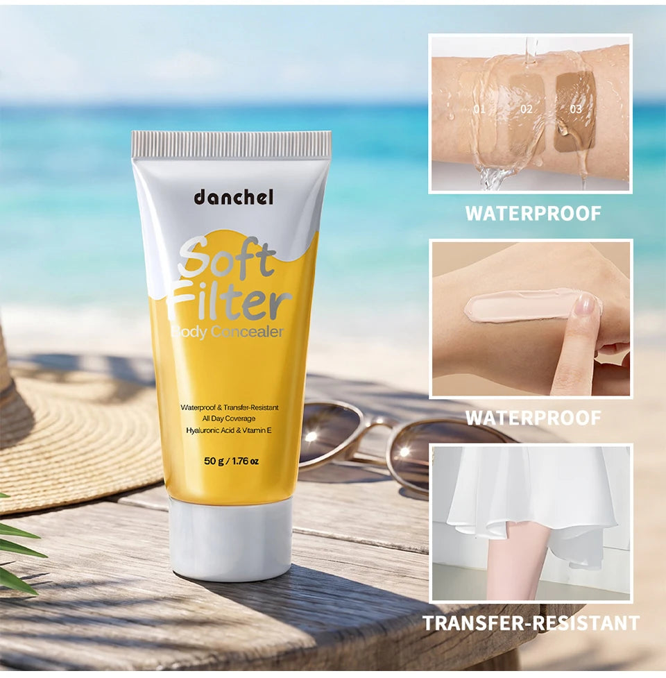 Waterproof Full-Coverage Body Concealer for Scars and Tattoos - 12