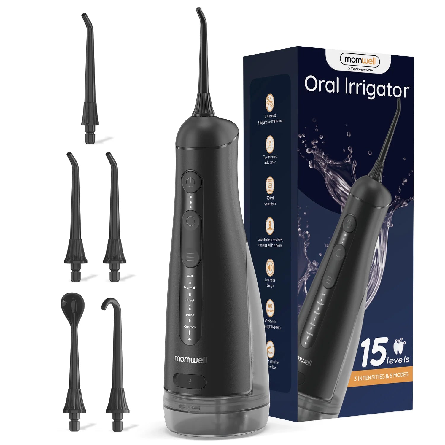 Portable Cordless Water Flosser for Teeth and Braces - 18