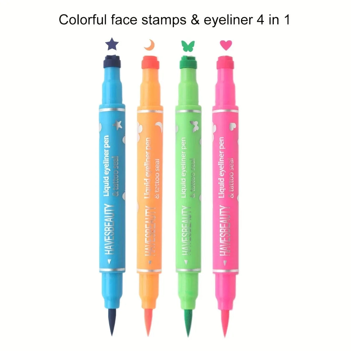 Double-Ended Stamp and Liquid Eyeliner Pen Set - 5