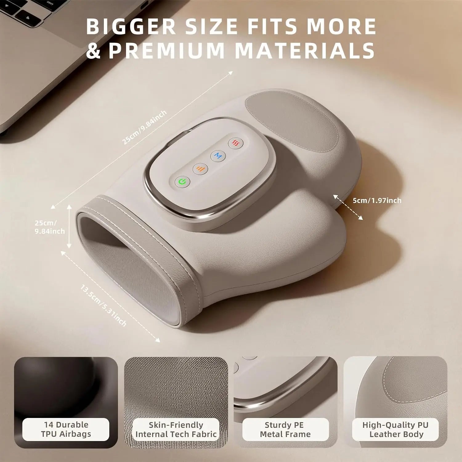 Electric Hand and Wrist Massager with Heat and Air Compression - 5