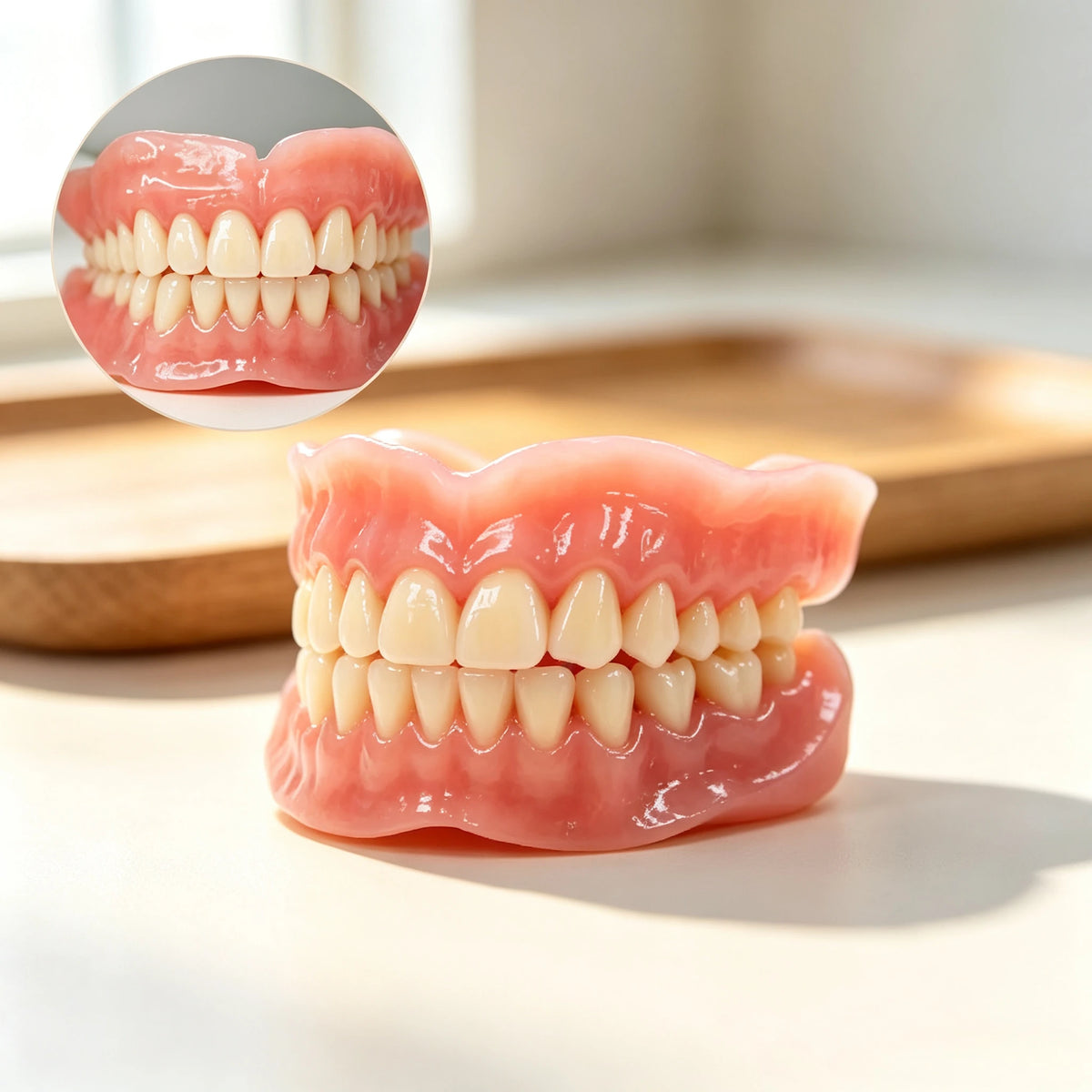 Realistic Natural Texture Cosmetic Denture Set