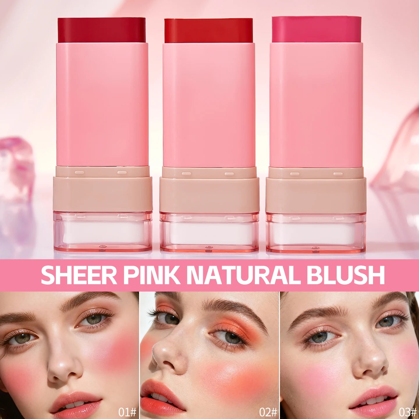 Natural Blendable Cream Blusher Stick - 2