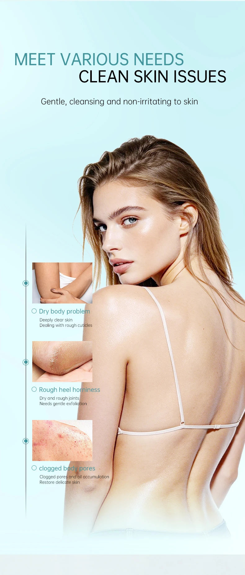 Exfoliating Oil-Control Body Scrub Glove