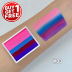 UV Glow-in-the-Dark Rainbow Face and Body Paint Set