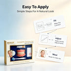 Cosmetic Temporary Denture Set for Natural Smile Makeover