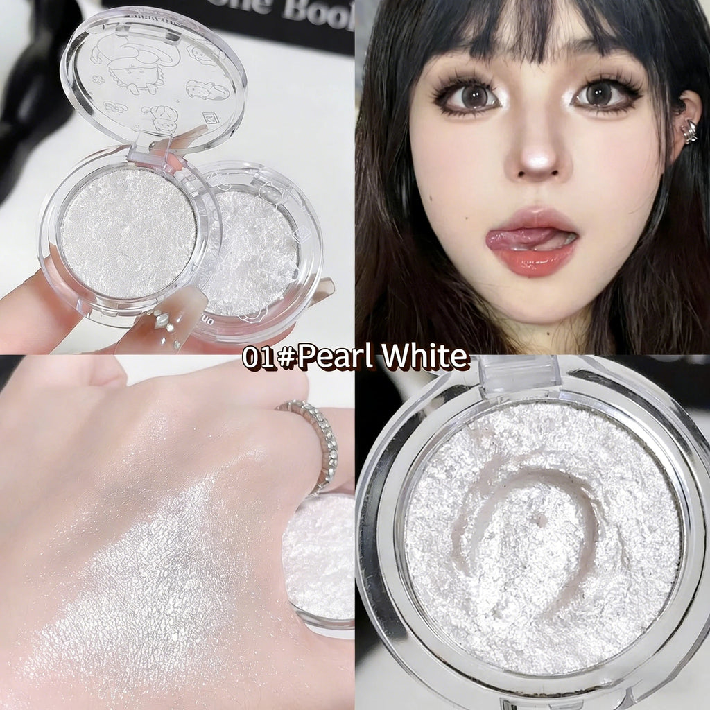 Matte White Face Highlighter and Contour Powder