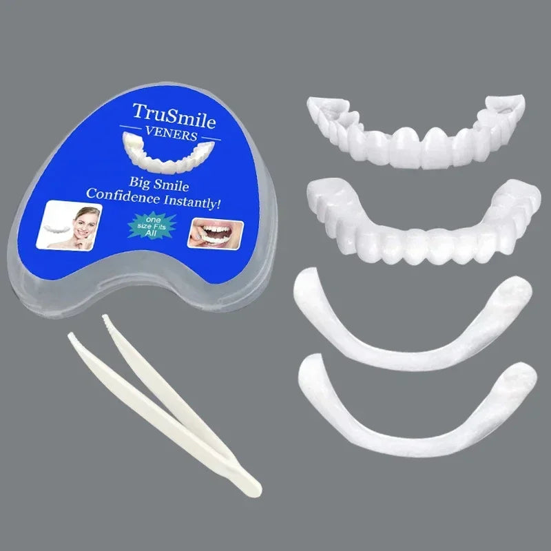 Snap-On Instant Smile Veneers for Temporary Teeth Whitening