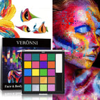 Professional Multi-Color Face and Body Paint Palette