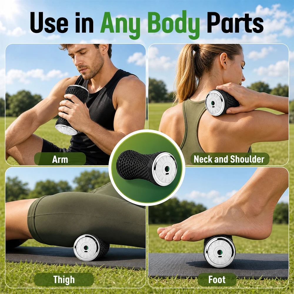 Electric Vibrating Muscle Recovery Massage Roller - 4