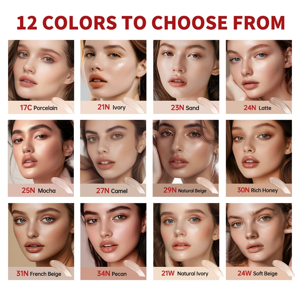 Waterproof Sunscreen Cushion Foundation for Flawless Coverage