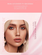 3D Rose Petal Blush for a Natural Radiant Complexion
