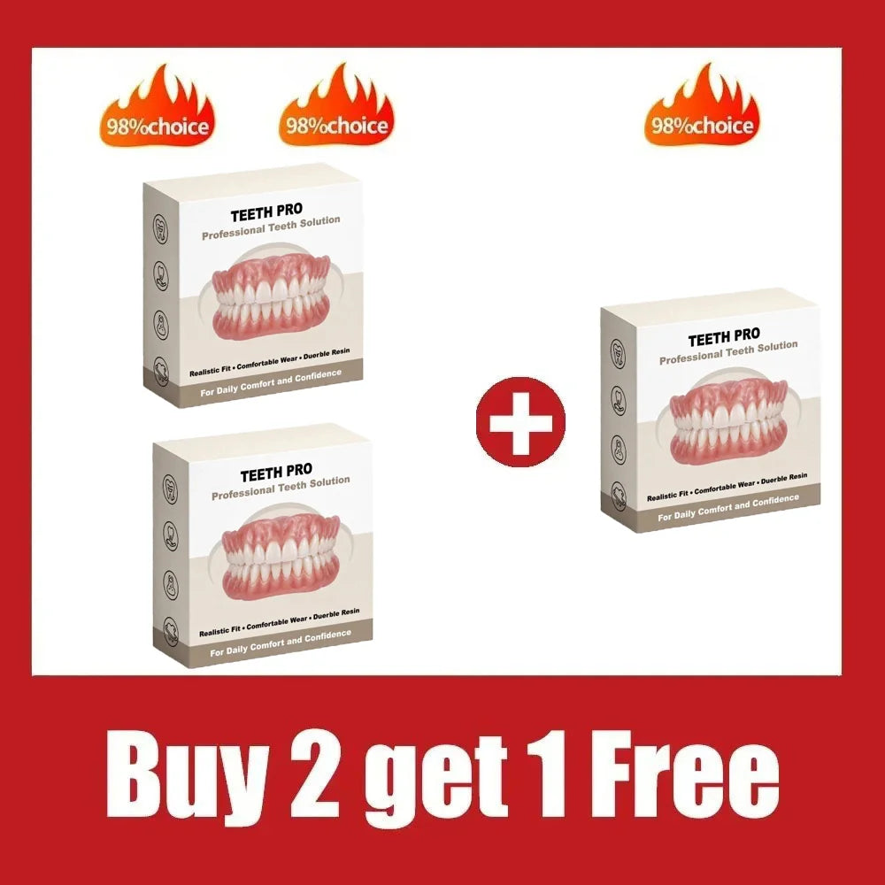 Instant Snap-On Cosmetic Teeth Veneers