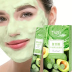 Deep Cleansing Avocado Bubble Facial Mask Set