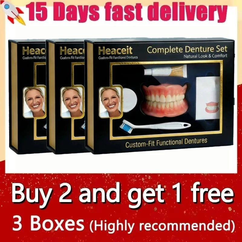 Comfort Fit Natural Looking Denture Set
