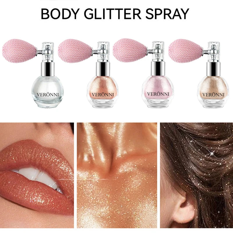Shimmer Highlighter Spray for Body and Face