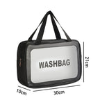 Waterproof Transparent Travel Toiletry and Cosmetic Organizer Bag