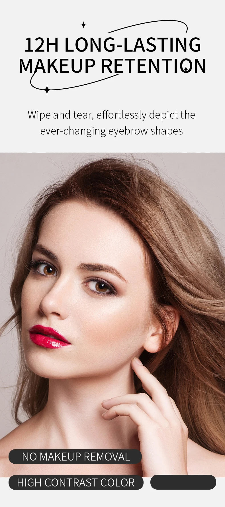 Waterproof Peel-Off Eyebrow Tint Gel - 16