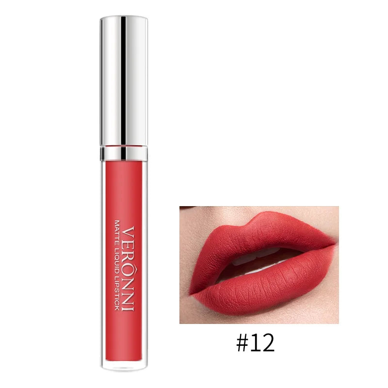 Long-Lasting Waterproof Matte Liquid Lipstick