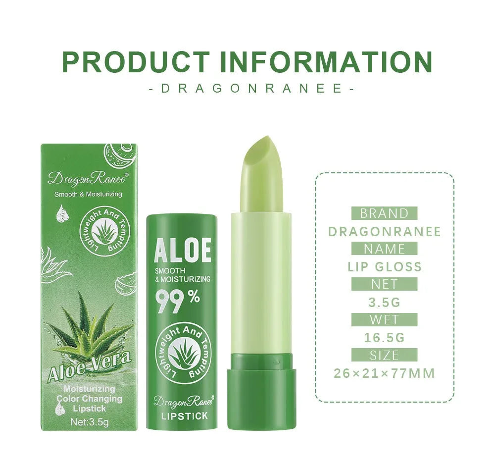 Color Changing Aloe Vera Moisturizing Lip Balm Set