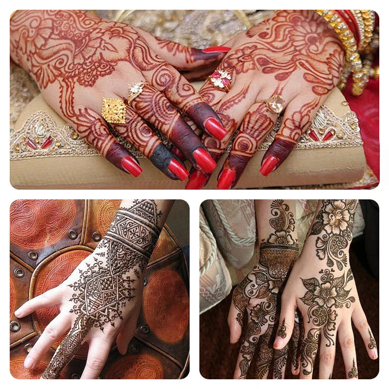 Temporary Henna Body Art Tattoo Paste Cone