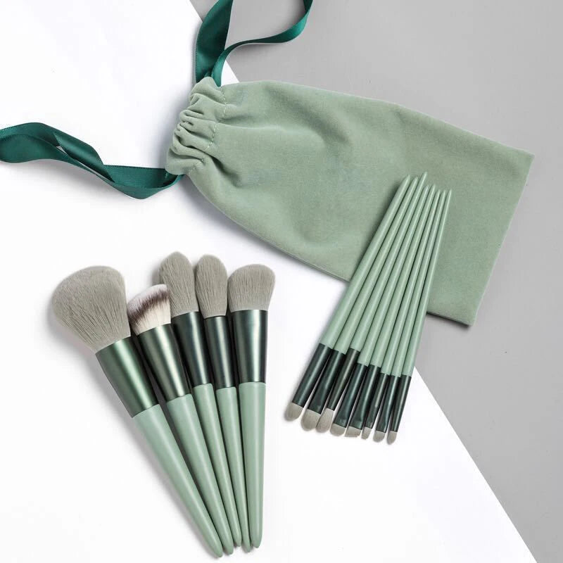 13-Piece Professional Makeup Brush Set for Flawless Application