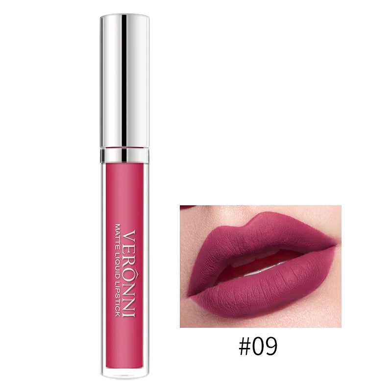 Long-Lasting Waterproof Matte Liquid Lipstick - 15