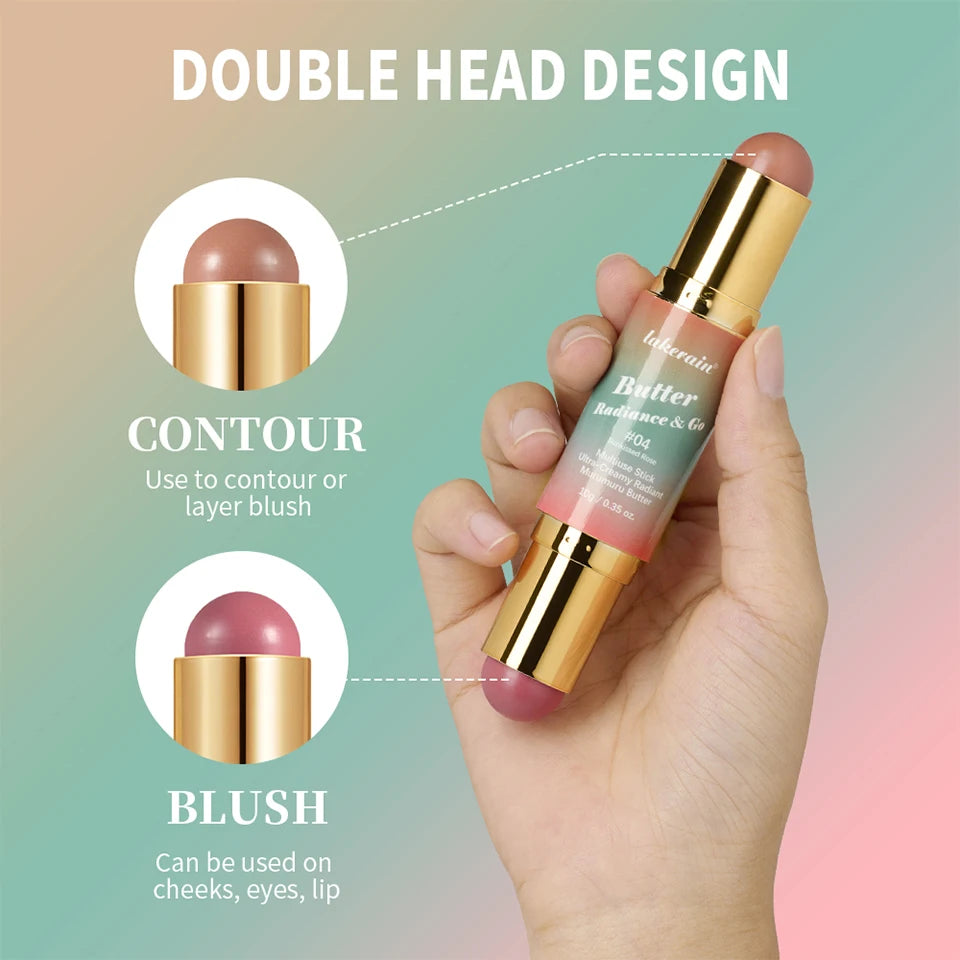 Dual-Ended Cream Bronzer and Blush Stick - 13