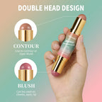Dual-Ended Cream Bronzer and Blush Stick