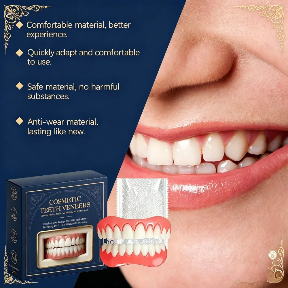 Custom Moldable Temporary Denture Kit for Natural Smile
