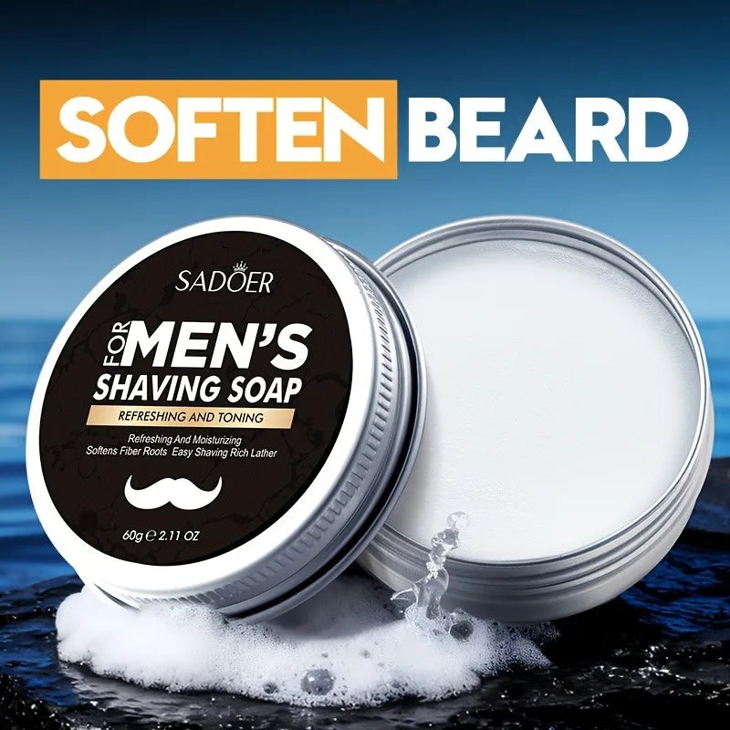 Refreshing Men's Shaving Soap for a Smooth Close Shave