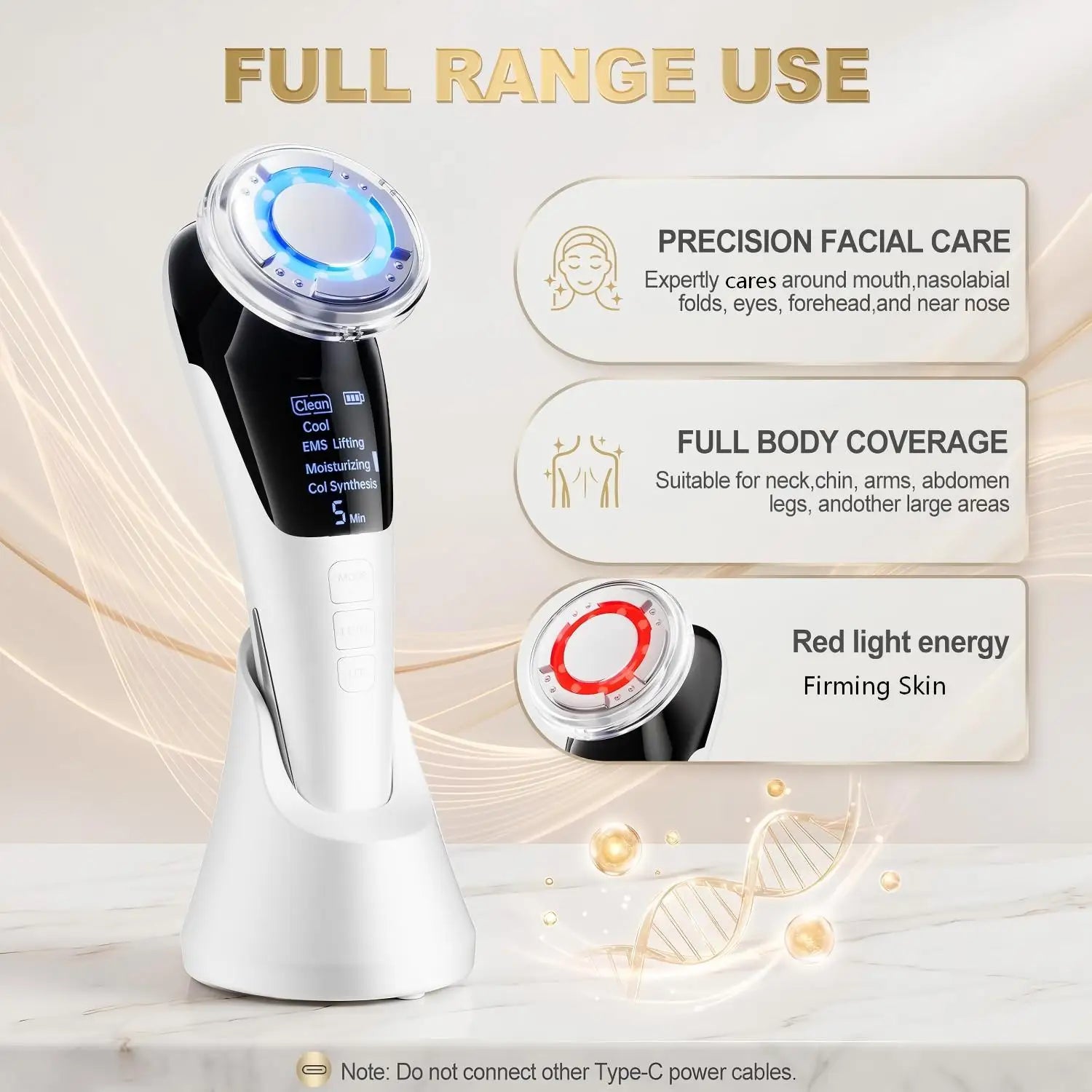 Micro-Current Facial Lifting and Rejuvenation Device - 2