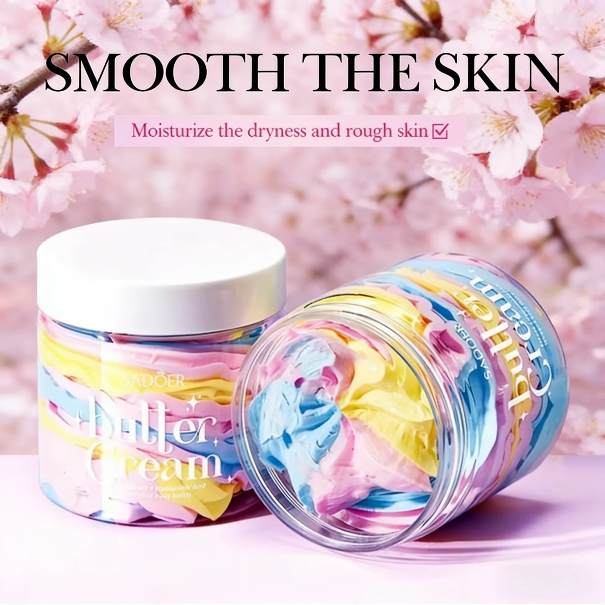 Sakura Moisturizing Body Cream for Smooth Glowing Skin