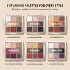9-Color Professional Eyeshadow Palette for Daily and Party Looks