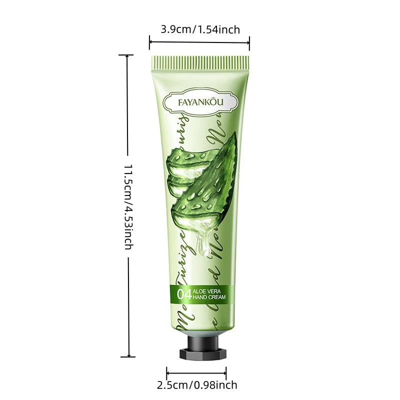 Hydrating Aloe Vera Hand Cream for Dry Skin