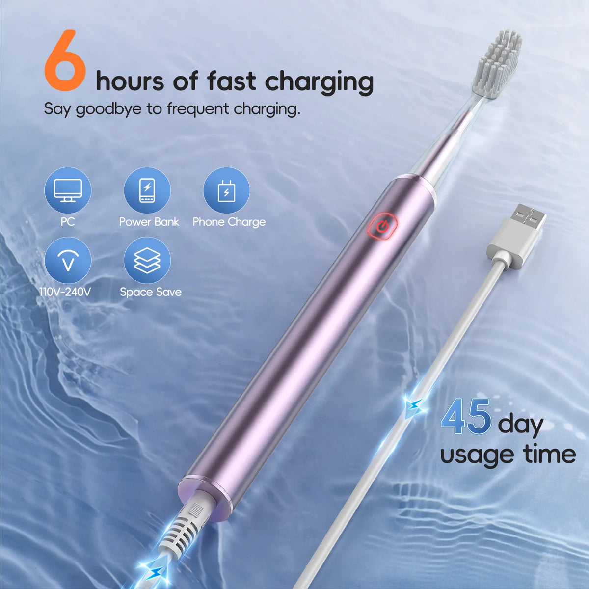 Professional Electric Water Flosser and Toothbrush Dental Care Set