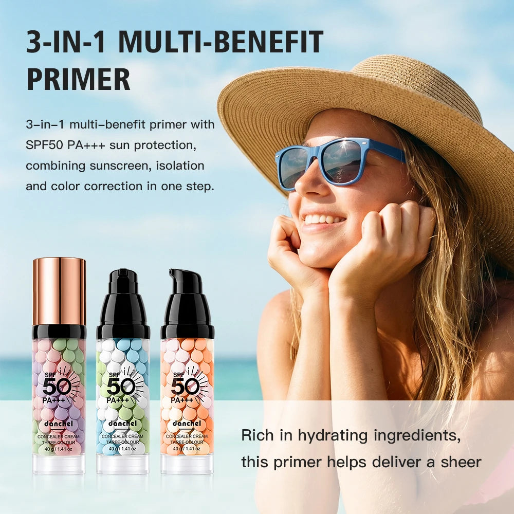 3-in-1 Color Correcting Face Primer with SPF 50