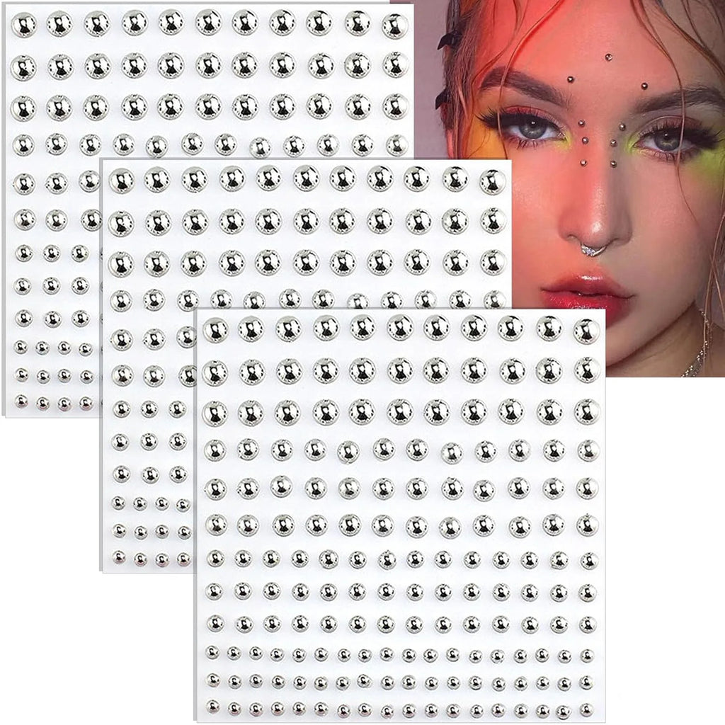 Self-Adhesive Crystal Face and Body Gem Stickers