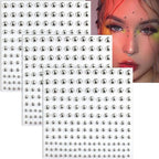 Self-Adhesive Crystal Face and Body Gem Stickers
