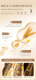 Deep Repairing Rice Hair Mask for Damaged Hair
