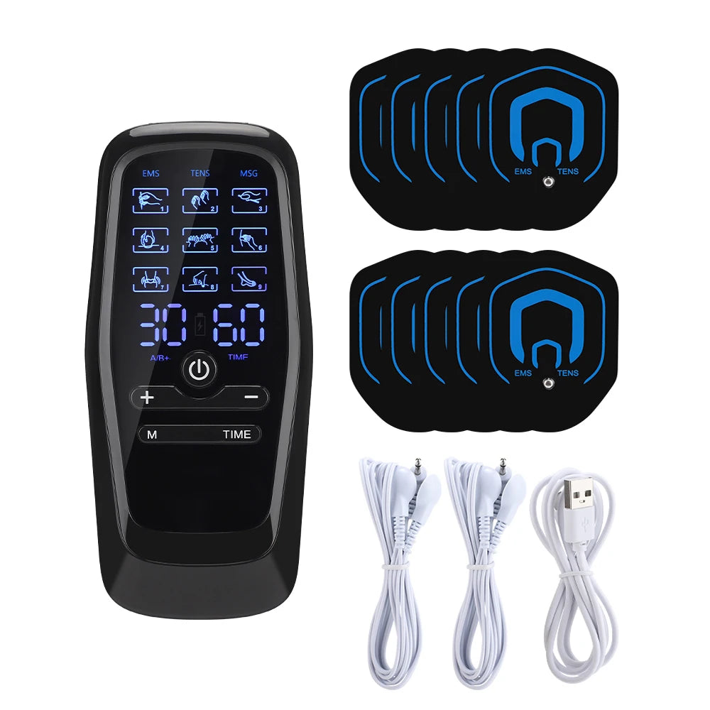Portable Electric EMS TENS Body Muscle Stimulator Massager