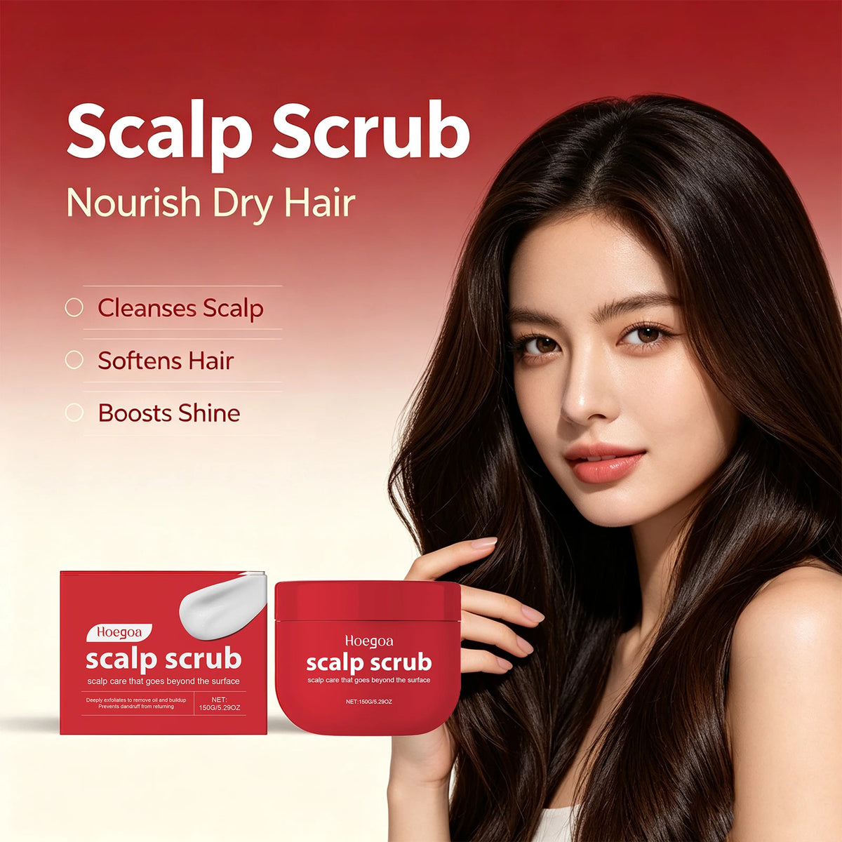 Deep Cleansing Scalp Exfoliating Scrub for Dandruff Relief