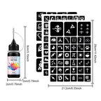 DIY Temporary Tattoo Gel Kit for Body Art