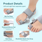 Adjustable Bunion Corrector for Pain Relief and Toe Alignment