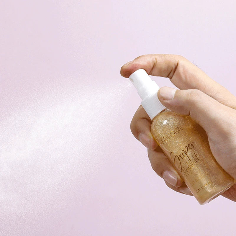 Shimmer Body and Face Glitter Highlighter Spray