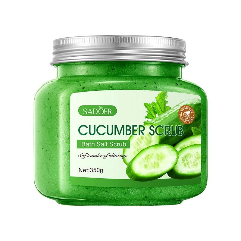 Refreshing Cucumber Exfoliating Skin Smoothing Body Scrub