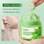 Exfoliating Green Tea Body Scrub for Smooth Radiant Skin