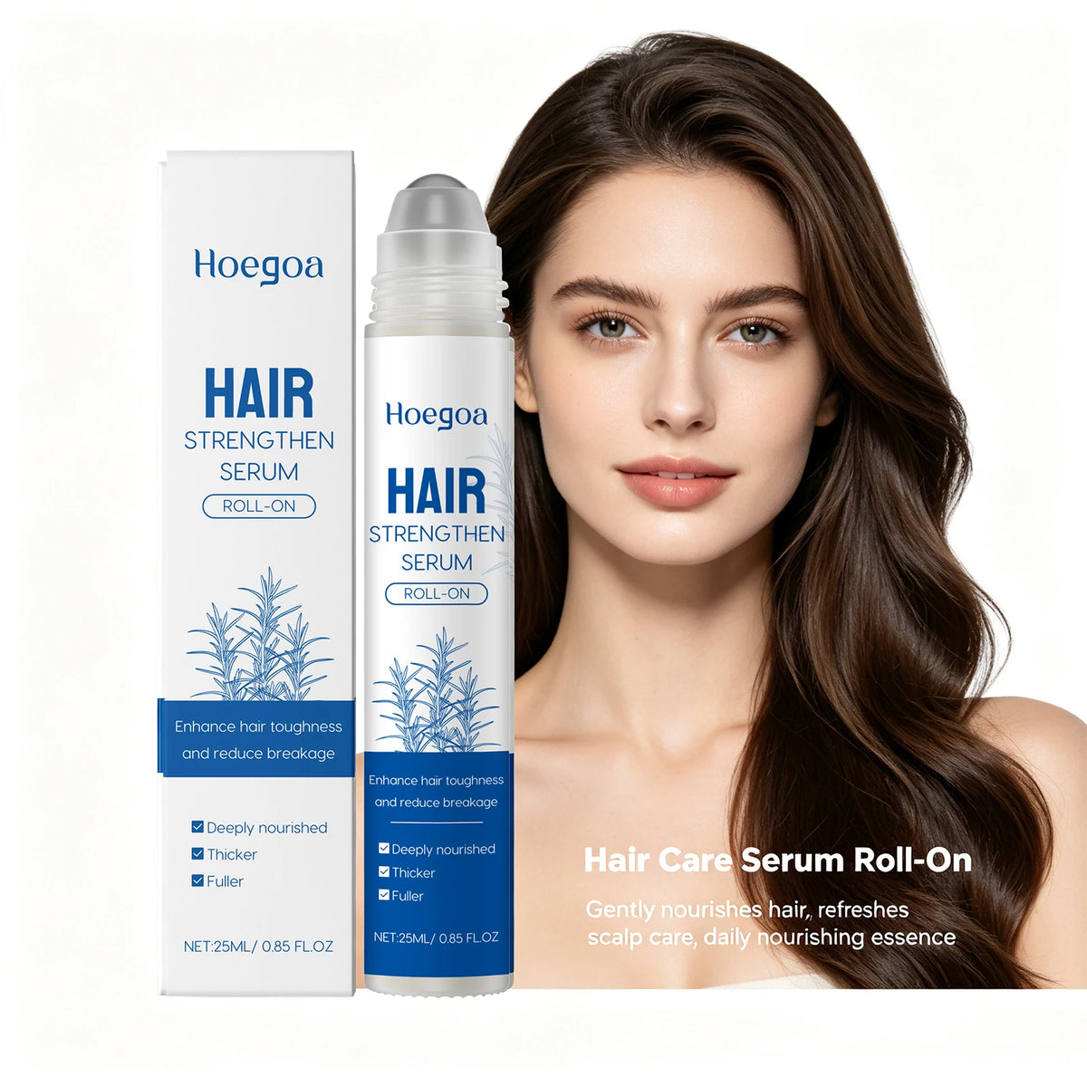 Rosemary Hair Growth Serum Roller for Thinning Hair